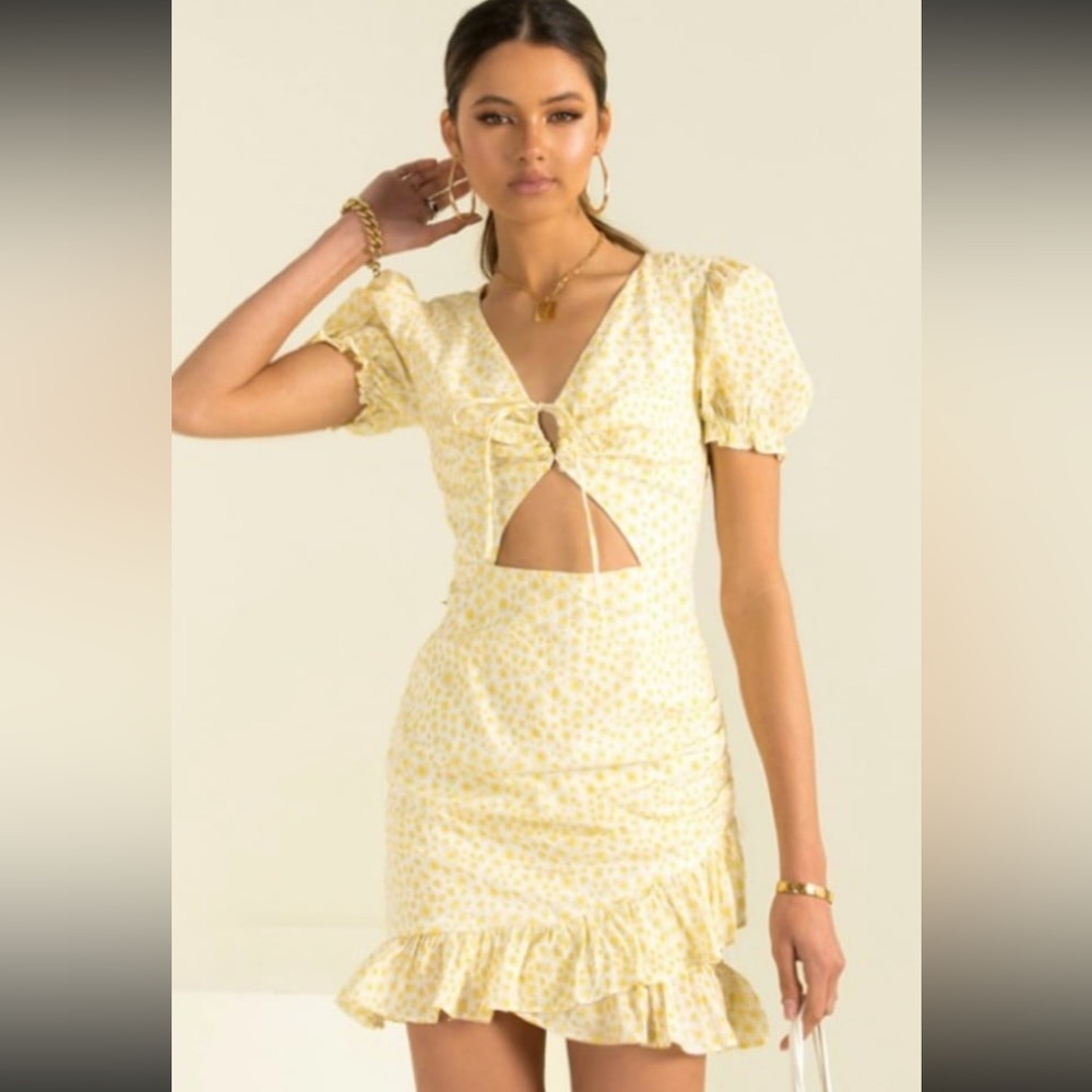 Beatrix Dress / Yellow
